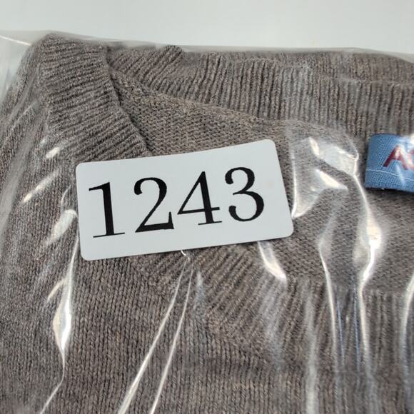 Acrobat Women’s Silk Cashmere Sweater XS/S Gray Asymmetrical Hem Split Side Knit - Picture 10 of 10